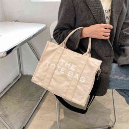 version simple fashion diagonal literary style printed Large Canvas women 55% off shop for sale