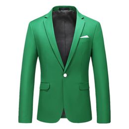 Men's Suits & Blazers Purple Red Sky Blue Pink Brown Yellow Green Blazer For Men Slim Fit Mens Casual Jacket 6XL Big Size Formal BlazersMen'