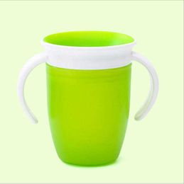 Baby Learning Drinking Cup Silicone Trainer Cup Infant Leak Proof Drinking Water Bottle Children Sippy Mug by sea 500pcs DAF468