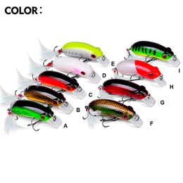 6.2cm 10g Hard Minnow Fishing Lures Bait Life-Like Swimbait Bass Crankbait for Pikes/Trout/Walleye/Redfish Tackle with 3D Fishing Eyes Strong Treble Hooks 200pcs/lot