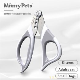 MAMY PETS Cat Porous Nail Clippers Nail Supplies For Professionals Claw ener For Dogs Round Hole Cat Cutter Grooming Care 220423