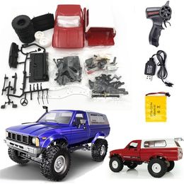 glowing but plug Australia - WPL Remote Control Off-road Model Car RC Auto DIY High Speed Truck RTR for Boys Gifts Toy Upgrade Metal KIT Part Crawler LJ201209285L