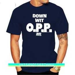 Brand Naughty By Nature Down Wit OPP Black TShirt Loose Plus Size Tee Shirt 220702