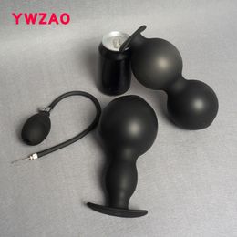 Separate Design Inflatable Butt Silicone Plugs Toyes Ass Females Men sexyy Anal But 18+ For Woman Tools Toys Adult Beauty Items