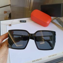 Luxury designer sunglasses men women Polarised sunglasses European and American fashion inlaid H large square sun glasses UV protection glasses