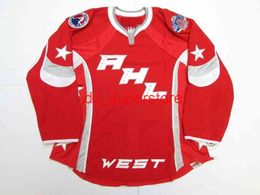 rare STITCHED CUSTOM 2012 AHL ALL STAR GAME WEST Hockey Jersey Add Any Name Number Men Youth Women XS-5XL