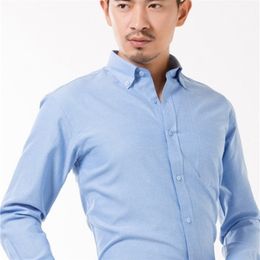 Customize men personalize solid color no pocket long sleeve shirt A526 outwear 210331