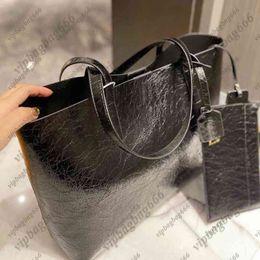 Shopping Bags Lady High Capacity Tote Handbag with Card Holder Shoulder Leather Designer Crossbody Female Bucket 220416