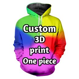 Drop Design Brand Picture Character DIY Any Color Custom Hoodie Sweatshirt Men women Kid Large Size Men Clothing 220704gx