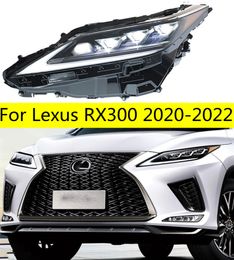 Car Headlights for Lexus RX300 LED Headlight 20 20-2022 Headlights RX450 RX200 High Beam Angel Eye Running Lights