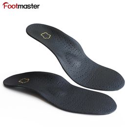 Footmaster Sheepskin Latex Insersoles Orthotic Arch Support Leather Insula Bekväma skonkuddar Innerskuddar unisex 210402