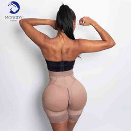 Women's Underwear Postpartum High Compression Bbl Butt Lifter Hip Pads Shapers Shorts Shapewear Skims Fajas Colombianas Cinta Y220411