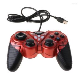 Game Controllers & Joysticks Wired USB Controller For PC Computer Vibration Joystick Gamepads Laptop 203A Phil22