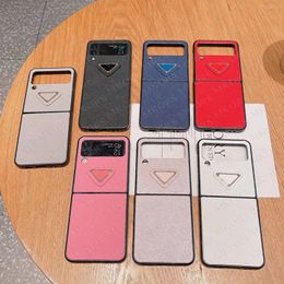 Luxury Triangle Cell Phone Cases for Samsung Z Flip 1 2 3 Fold Device Fold1 Fold2 Fold3 Fashion Protection Shell Case IPhone 13 13pro 12 Mini 11 Pro Max X Xs Xr 8 7 Plus