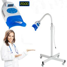 HIGH QUALITY Dental Professional LED Portable Laser Mobile Teeth Whitening Machine With 10 LED Blue Light For Sale