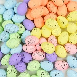 4cm Foam Easter Eggs Happy Easter Decorations Painted Bird Pigeon Eggs DIY Craft Kids Gift Favour Home Decor Easter Party Decoration BBF14321