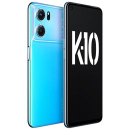 Original Oppo K10 5G Mobile Phone 12GB RAM 256GB ROM MTK Dimensity 8000 Max Android 6.59" 120Hz LCD Full Screen 64.0MP AF NFC 5000mAh Face ID Fingerprint Smart Cell Phone