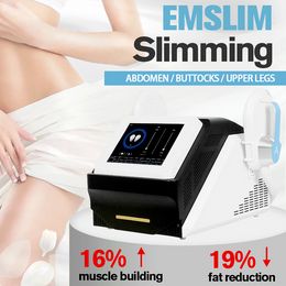 2 Handles EMslim Body Shaping Slimming Beauty Equipment EMS Cellulite Reduction Electric Muscle Stimulator Fat Burning Loss Weight Machine
