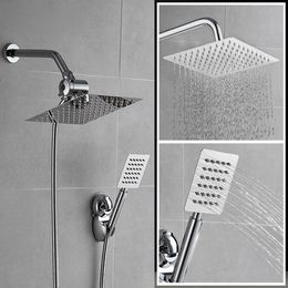 Bath Faucet Five Piece Shower Set Wall Mounted Shower Faucet Bathroom Accessories Top Spray Rain Shower Faucetshower Jet System