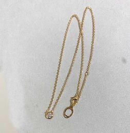 V gold Luxury quality Charn pendant necklace with sparkly diamond in three colors plated for women wedding jewelry gift have box stamp PS7993