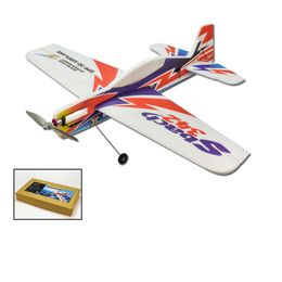 1000mm Wingspan EPP 2216 RC Aeroplane Model SBACH342 Remote Control DIY Flying E1801 Toys for Kids children 220713