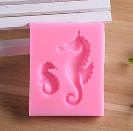 Silicone Mould Seahorse Cake Fondant Mould Cake Decorating Tools Shaping Chocolate Moulds DIY Kitchen Baking Bakeware SN3707