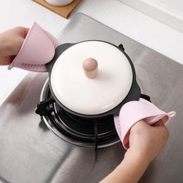 Oven Mitts Silicone Hand Clip For Kitchen Helper Heat Insulation Gloves Baking Tools Microwave Pot Holder ProtectionOven