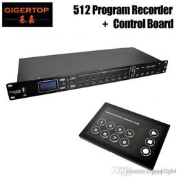 -Gigertop TP-D1342 TP-D1343 DMX 512 Kanäle Programmstufe Light Recorder mit berührbarem Glasbrett 230D