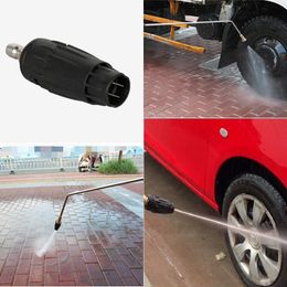 Water Gun & Snow Foam Lance Washer Plug High Pressure Nozzle Adjustable Flat Outlet Accessory Tip SupplyWater