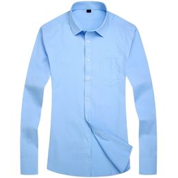 Customise men Personalise solid quality long sleeve shirt A521 stripe turn collar 210331