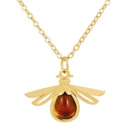 Pendant Necklaces Bohemia Vintage Gold Colour Clavicle Chain Choker Necklace Personality Punk Gothic Bee For Women Jewellery Gift