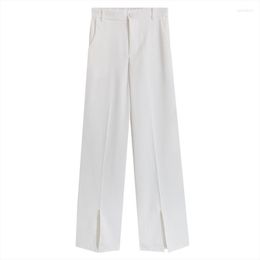 Women's Pants & Capris Wholesale 2022 Spring Summer Autumn Fashion Casual Long Women Woman Female OL Wide Leg Fy0222