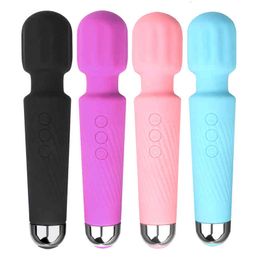 Sex toys masager Massager Toys Vibrator Strong Shock Charging Av Massage Stick Special-shaped Head Female Masturbation Adult WJI5