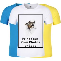 High Quality Cotton T Shirt For Men and Women Casual Short Sleeve Custom Printed Pictures Unisex Tops Tee Mens Clothing 220616