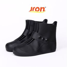 Jron Waterproof Shoes Cover 5 Colors Quality Non-slip Rain Cover For Men Women Kids Shoes Elastic Reusable Rain Boots Overshoes