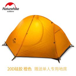 Naturehike Single Travel Cycling Backpack Tent Ultralight 20D/210T For One Person Camping Hiking Backpacking Cycling H220419