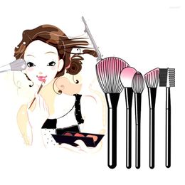 Makeup Brushes Cosplay Set Synthetic Hair Powder Blush Eyeshaow Eyebrow Highlighter Brush Cute Cartoon Animal Shape BrushMakeupMakeup