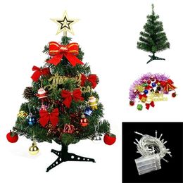 30/45/60cm Mini Christmas Trees Xmas Decorations Small Pine Tree Placed In The Desktop Christmas Festival Home Decor Ornaments 201006