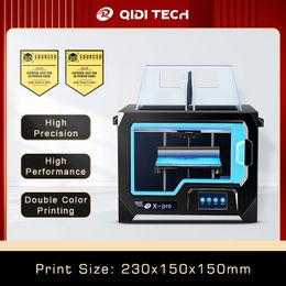 Printers TECH X-Pro 3D Printer Dual Extruder With WiFi 4.3 Inch Touch Screen ABS PLA TPUPrinters