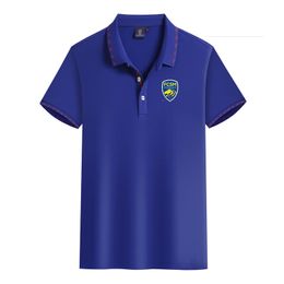 FC Sochaux Montbeliard Men's Summer leisure High-end combed cotton T-shirt Professional Short sleeve lapel shirt