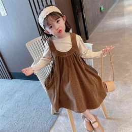 Girls Clothes Floral Blouse Jumpsuit Children's Clothes For Girls Casual Style Girl Outfit Spring Autumn Childrens Clothing 210412