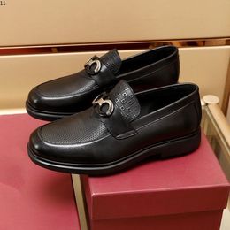 Top quality Dress Shoes fashion Men Black Genuine Leather Pointed Toe Mens Business Oxfords gentlemen travel walk casual comfort mkjj1523