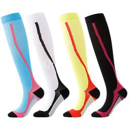 Men's Socks Compression High Stockings Sports Running Sweat-absorbent Breathable Nursing MediasMen's