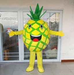 Halloween Pineapple Mascot Costume Top Quality Cartoon Charitable activities Unisex Adults Size Christmas Birthday Party Costume Outfit