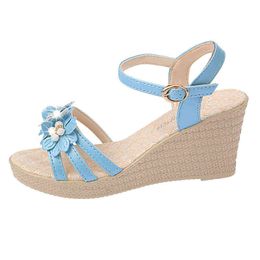 ST429 Summer Shoes Women 2022 Luxury Platform Wedges Shoes For Ladies Kawaii Shoes Bohemian Elegant Party Sandles Zapatos Mujer Y220421