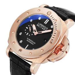 Wristwatches 2022 Style High Quality Submarine Automatic Mechanical Watch Men Strap Military Multifunction