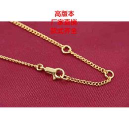 Square Designer Cel Letter Necklace Women's Chain with Simple and Fashionable Design