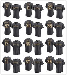 2022 All-Stars Baseball Jerseys Aaron Judge Alejandro Kirk Vladimir Guerrero Jr. Rafael Devers Tim Anderson Giancarlo Stanton Byron Buxton Shohei Ohtani Mike Trout