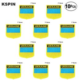 Ukraine Flag Embroidery Patches Iron on Saw on Transfer patches Sewing Applications for Clothes in Home&Garden