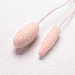Vibrating egg sexy toys vagina ball G-spot clitoral stimulator USB double-headed female masturbation device vibrating love eg